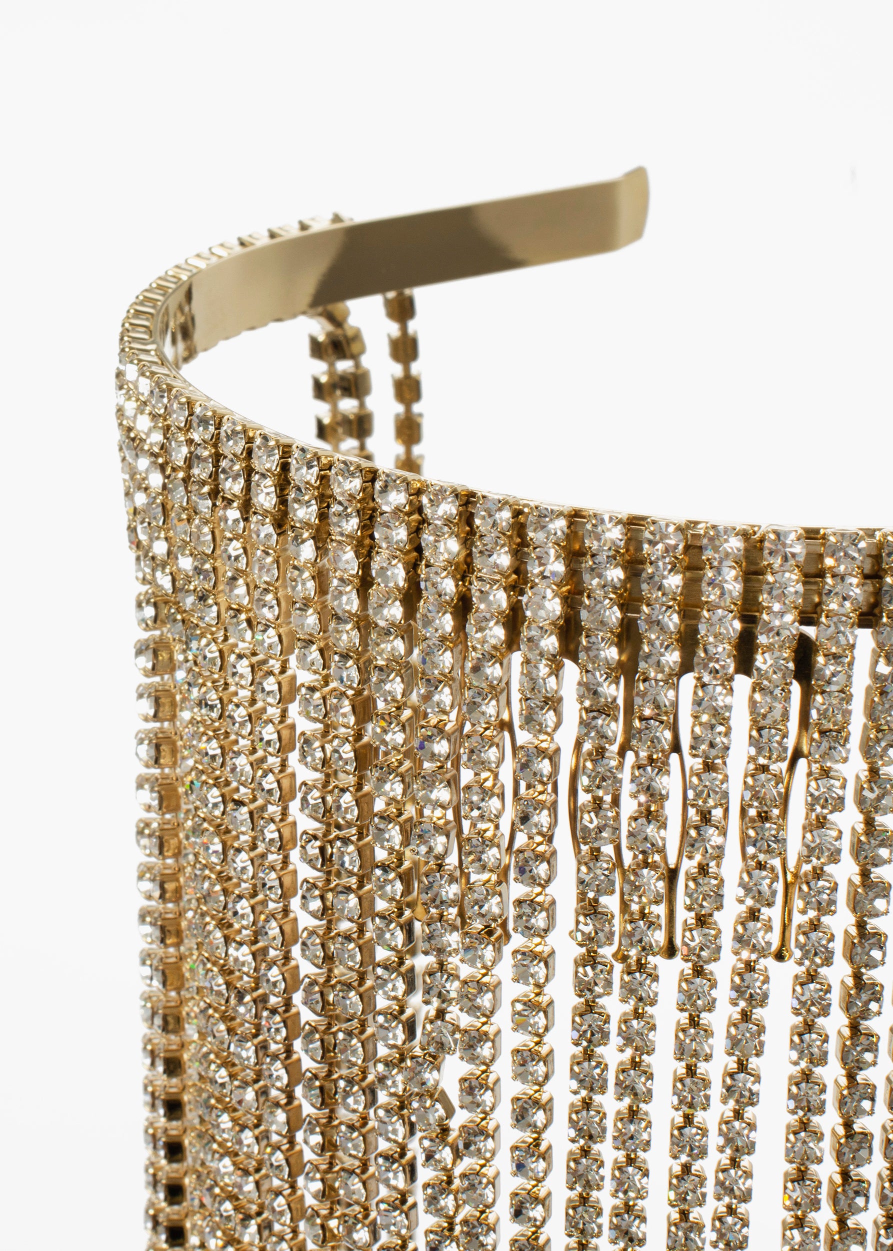 Giorgia fringe gold white Nude Skin