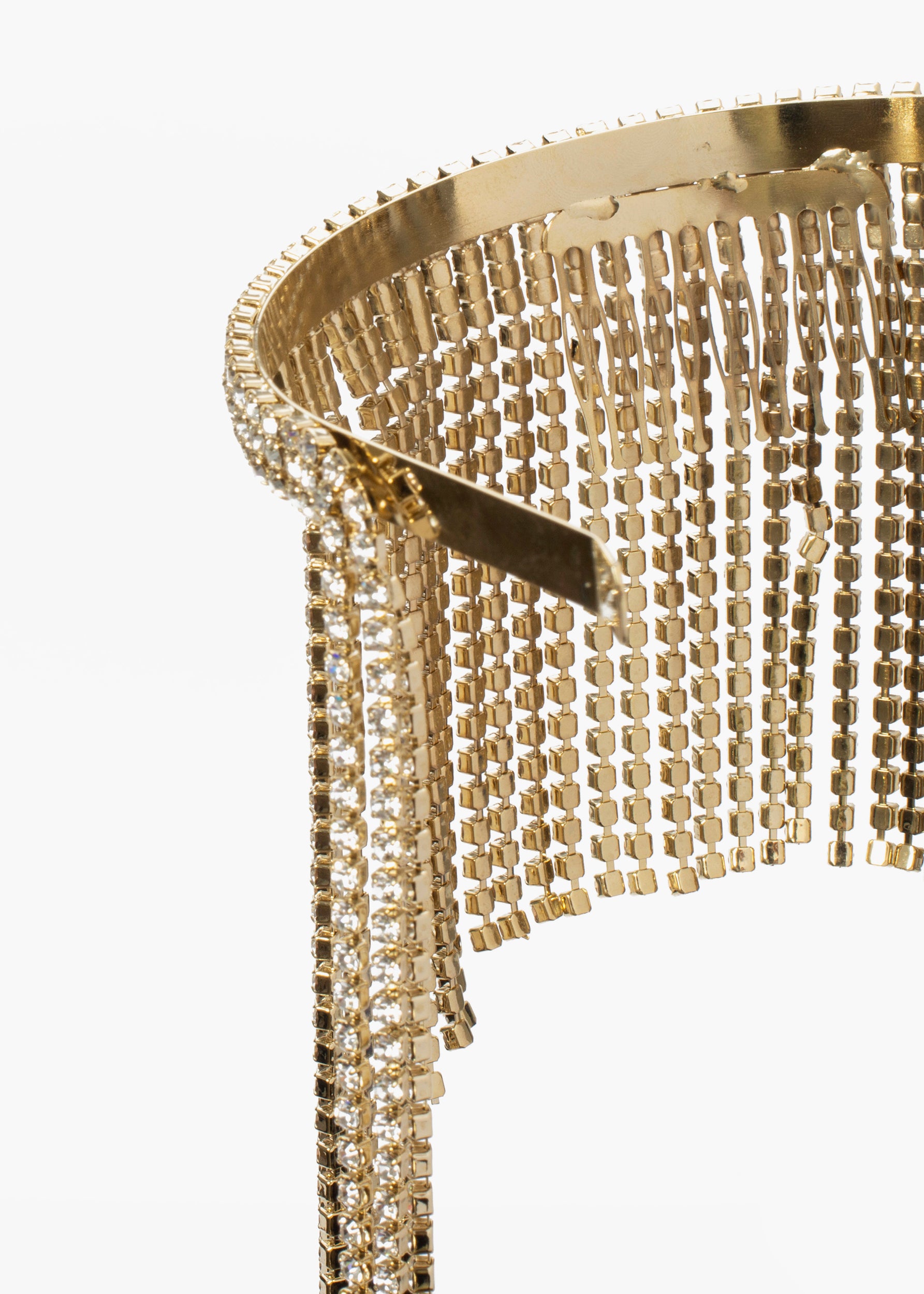 Giorgia fringe gold white Nude Skin