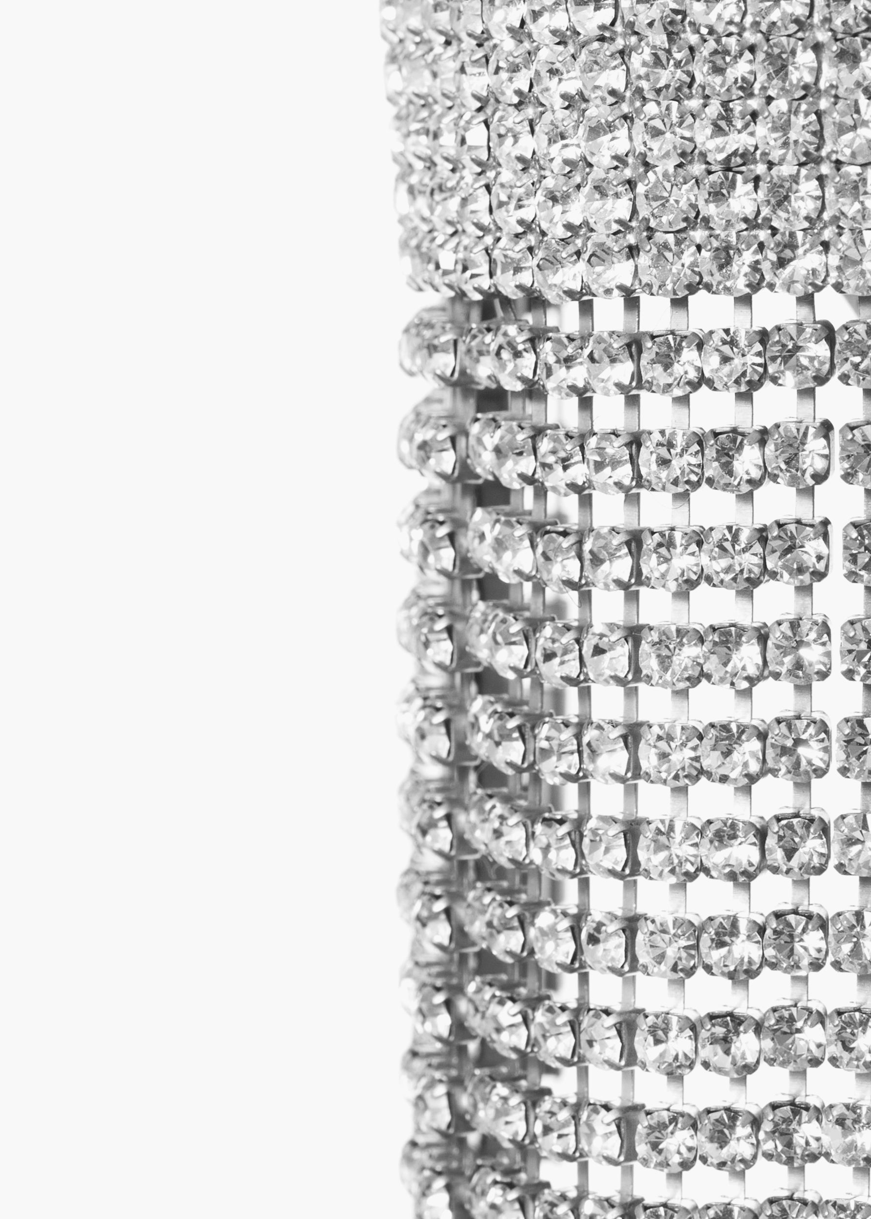 Gilda Brooch silver white Nude skin