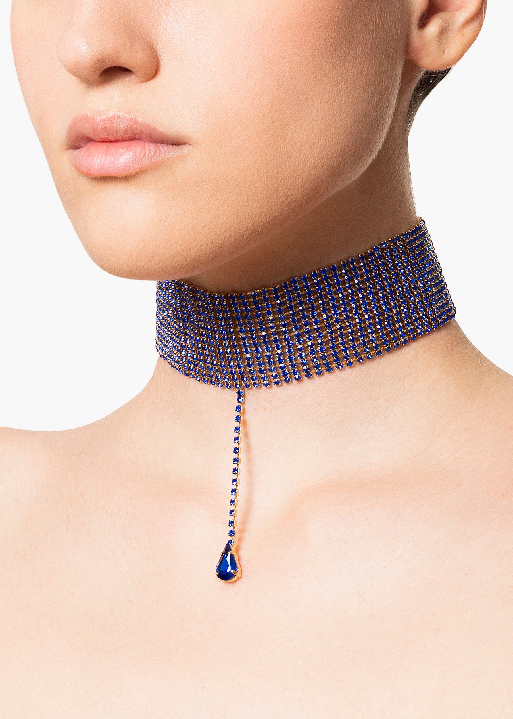 Francesca necklace blue noir