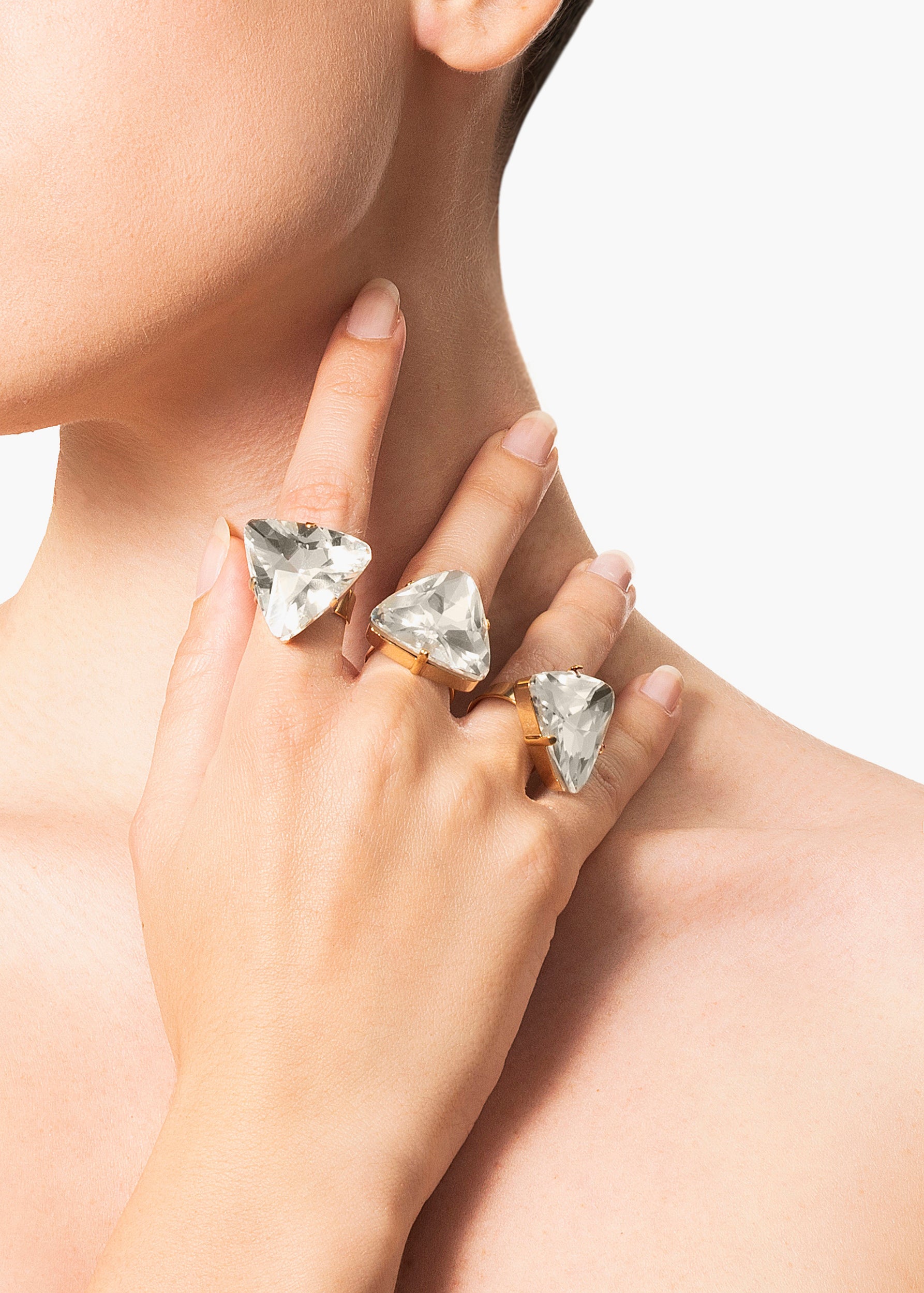 Pia ring gold white