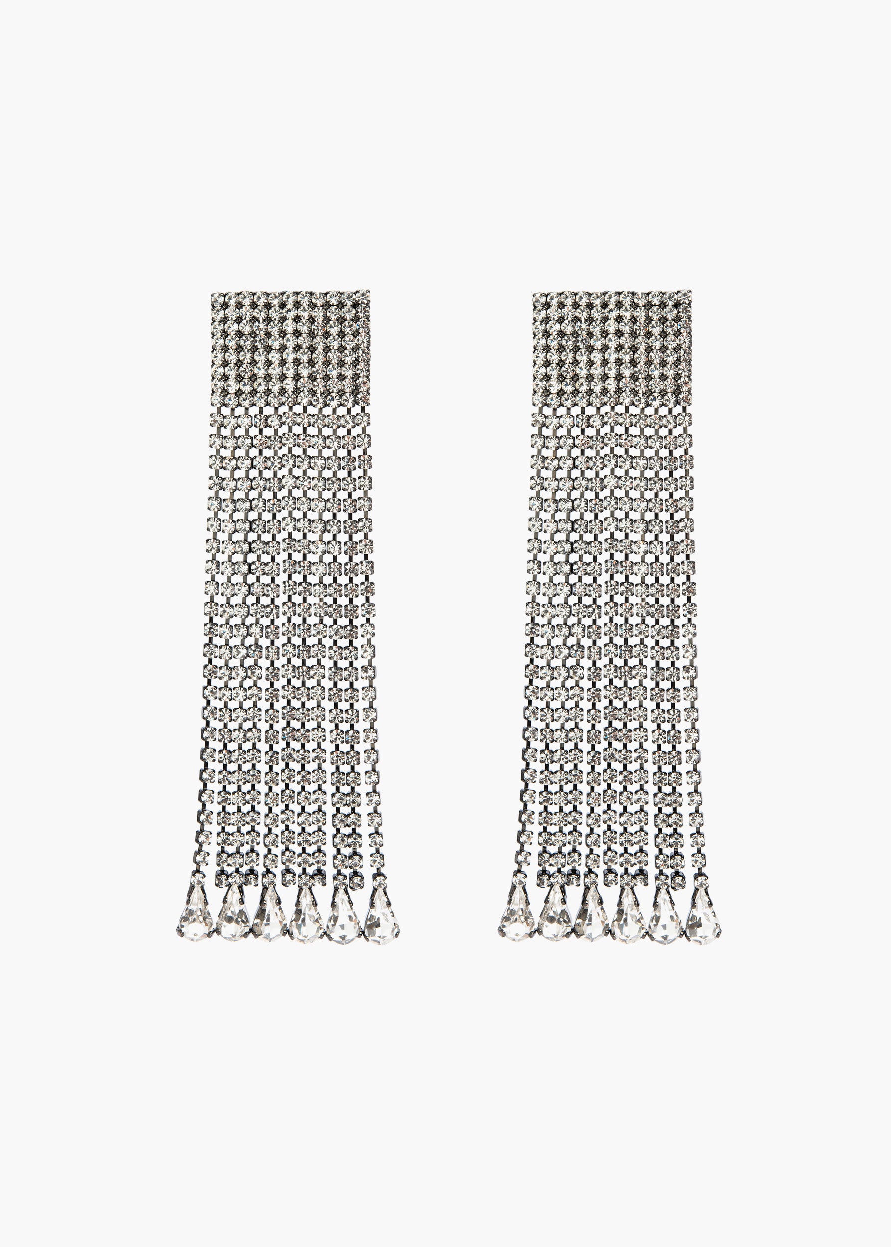Greta Earjewels silver nude skin