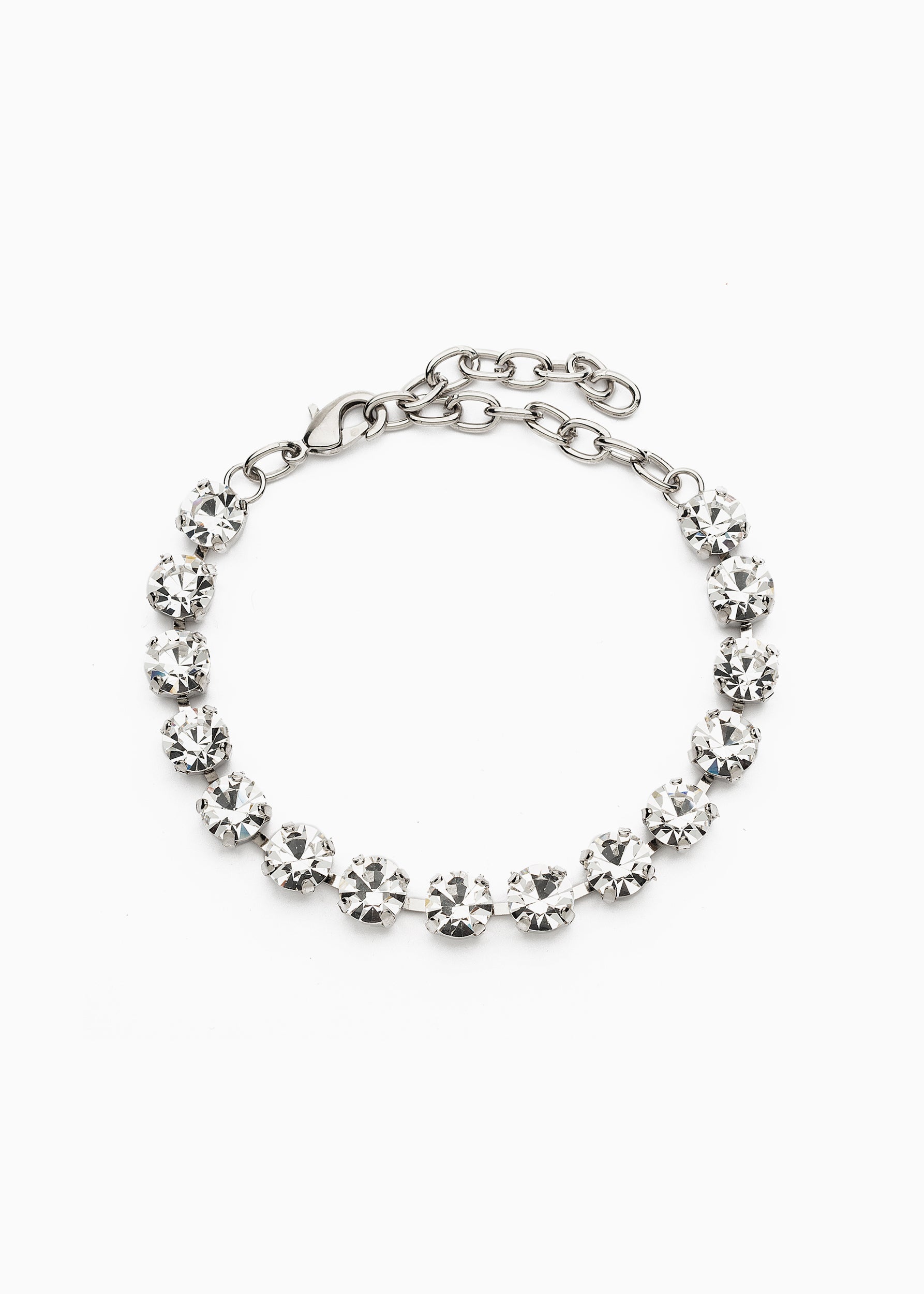 Alessia bracelet white crystal