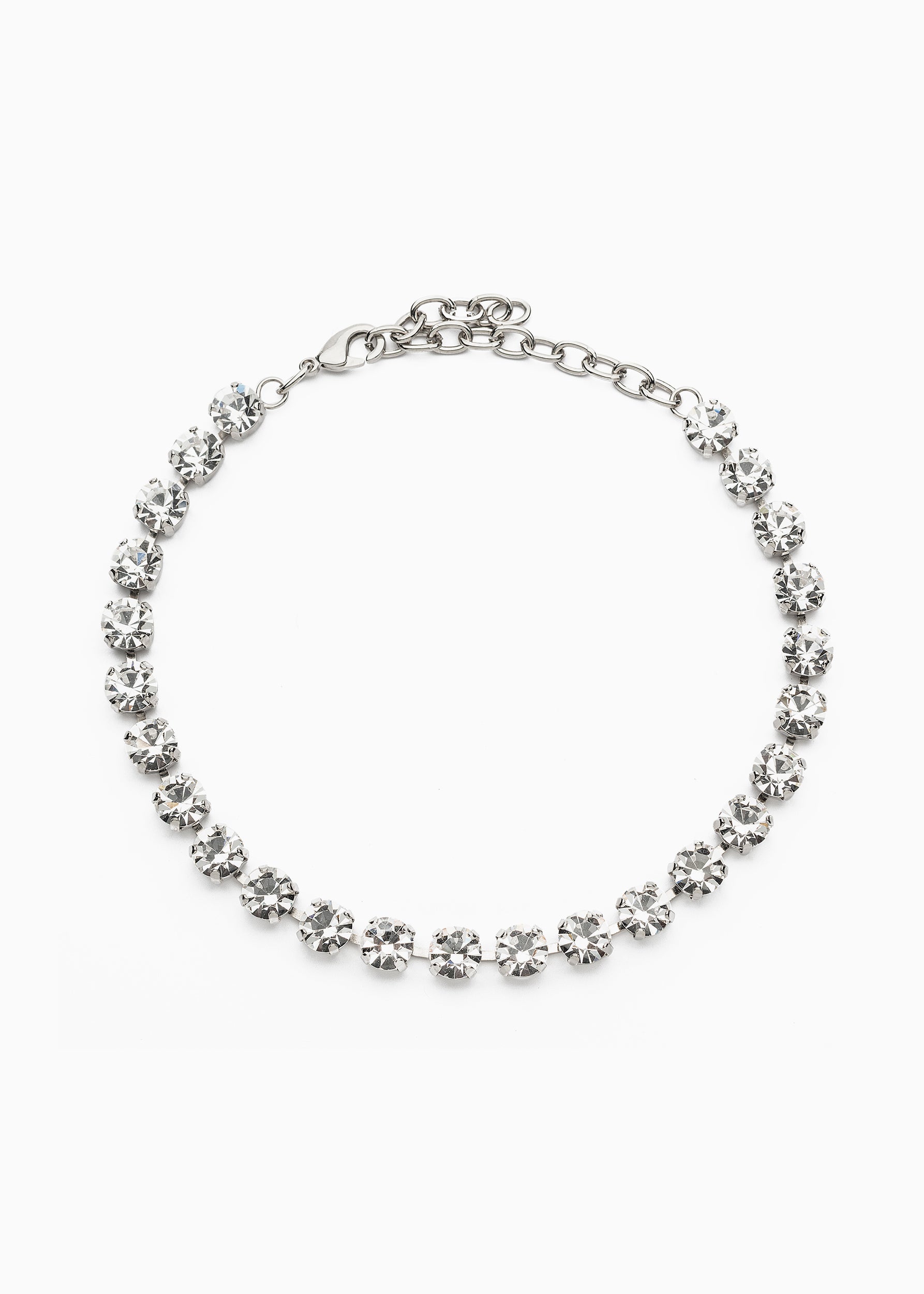 Alessia choker white crystal