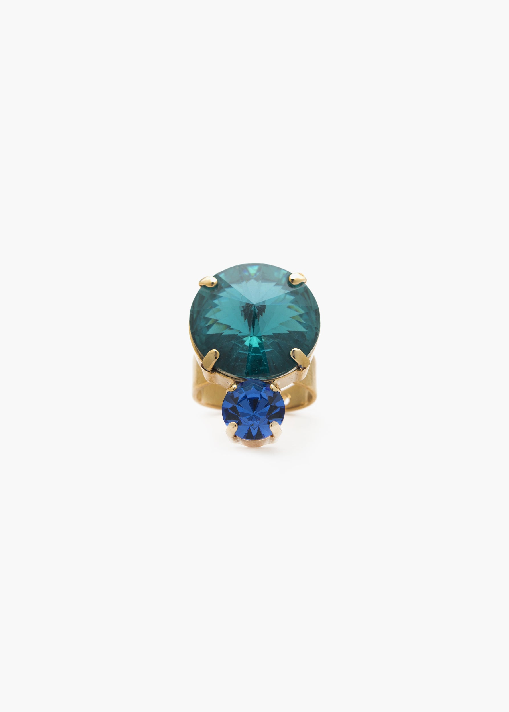 Valeria ring gold light blue