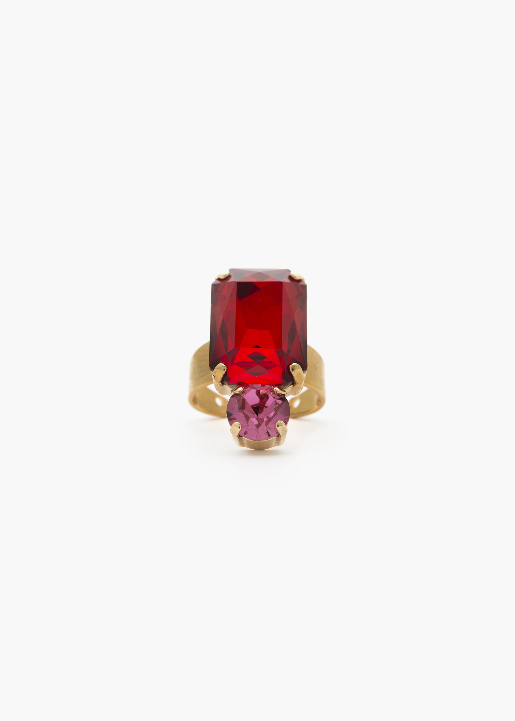 Ida ring gold red