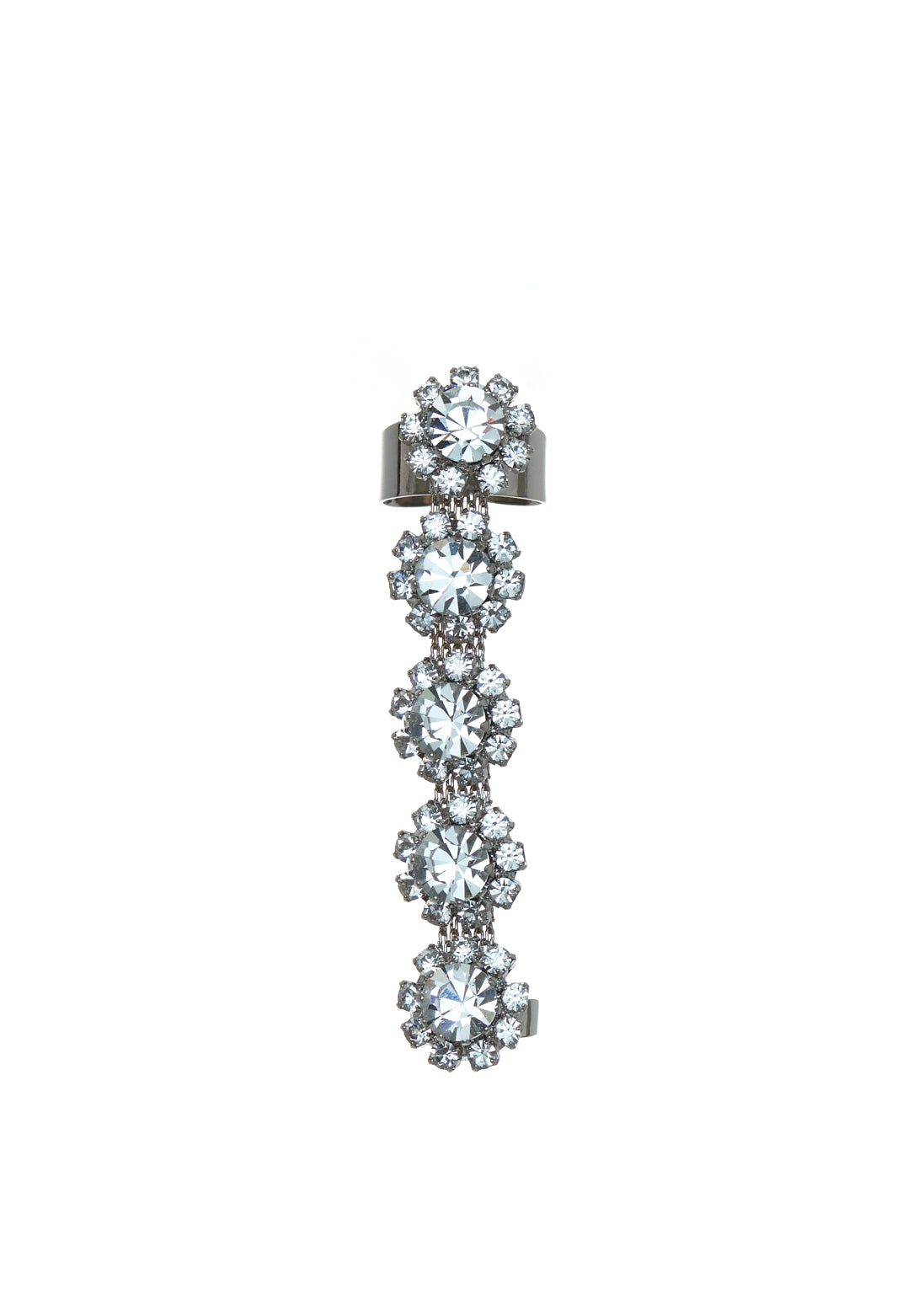 Amalia anello 5 fiori silver