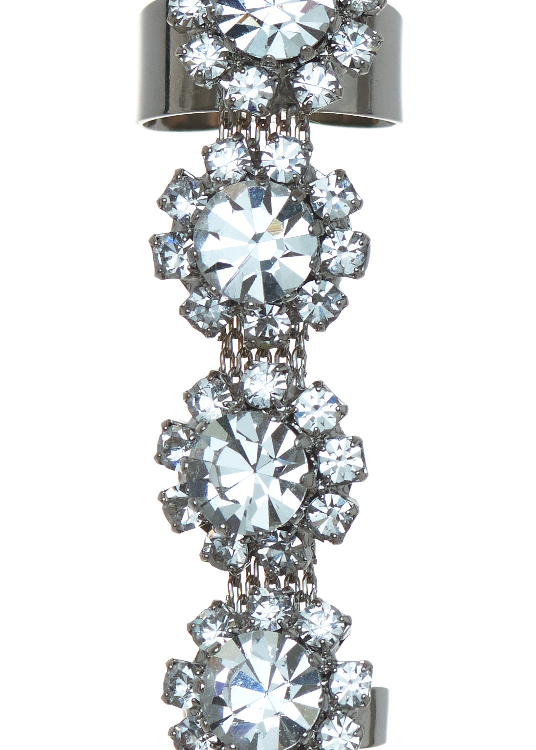 Amalia anello 5 fiori silver