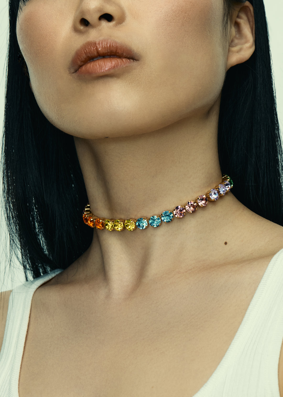 Sole collana multicolor