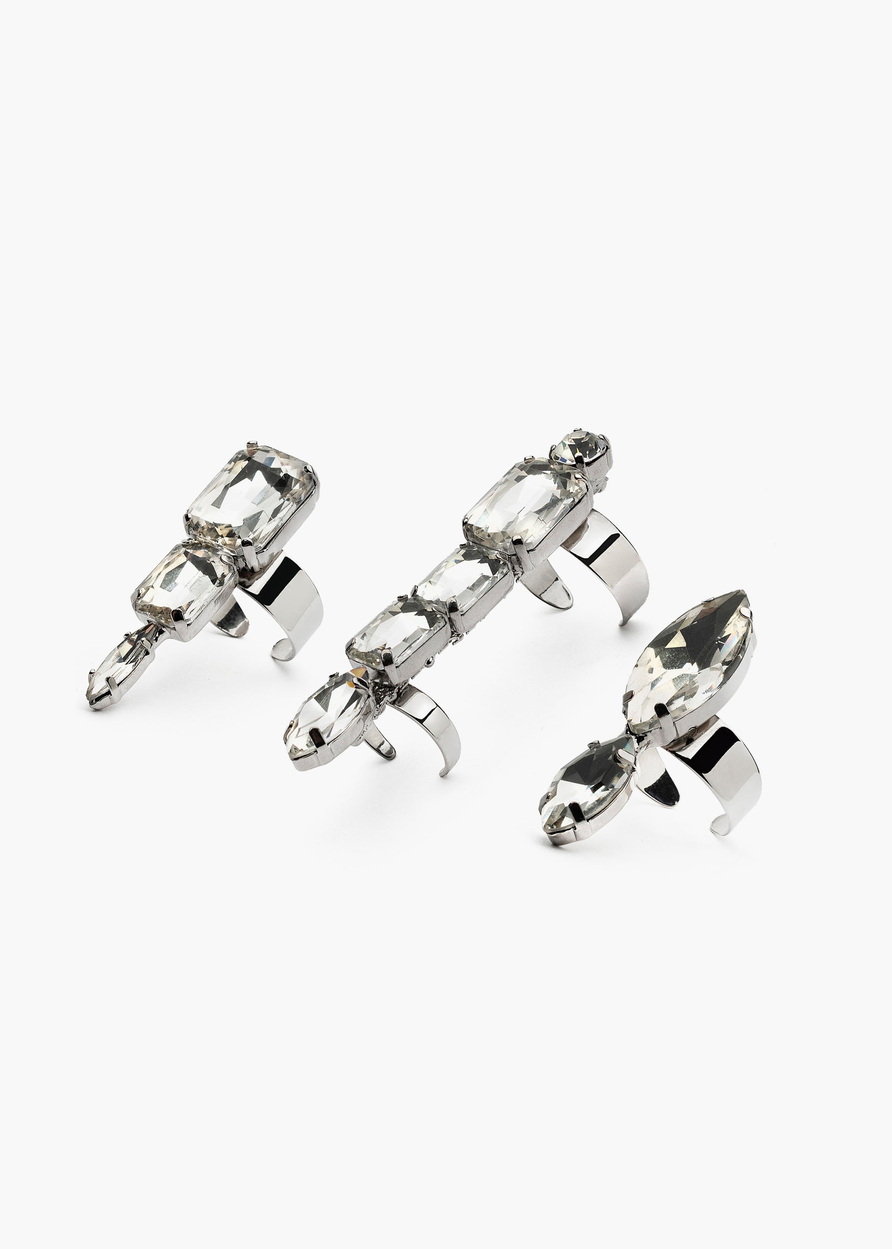 Gaia ring crystal silver
