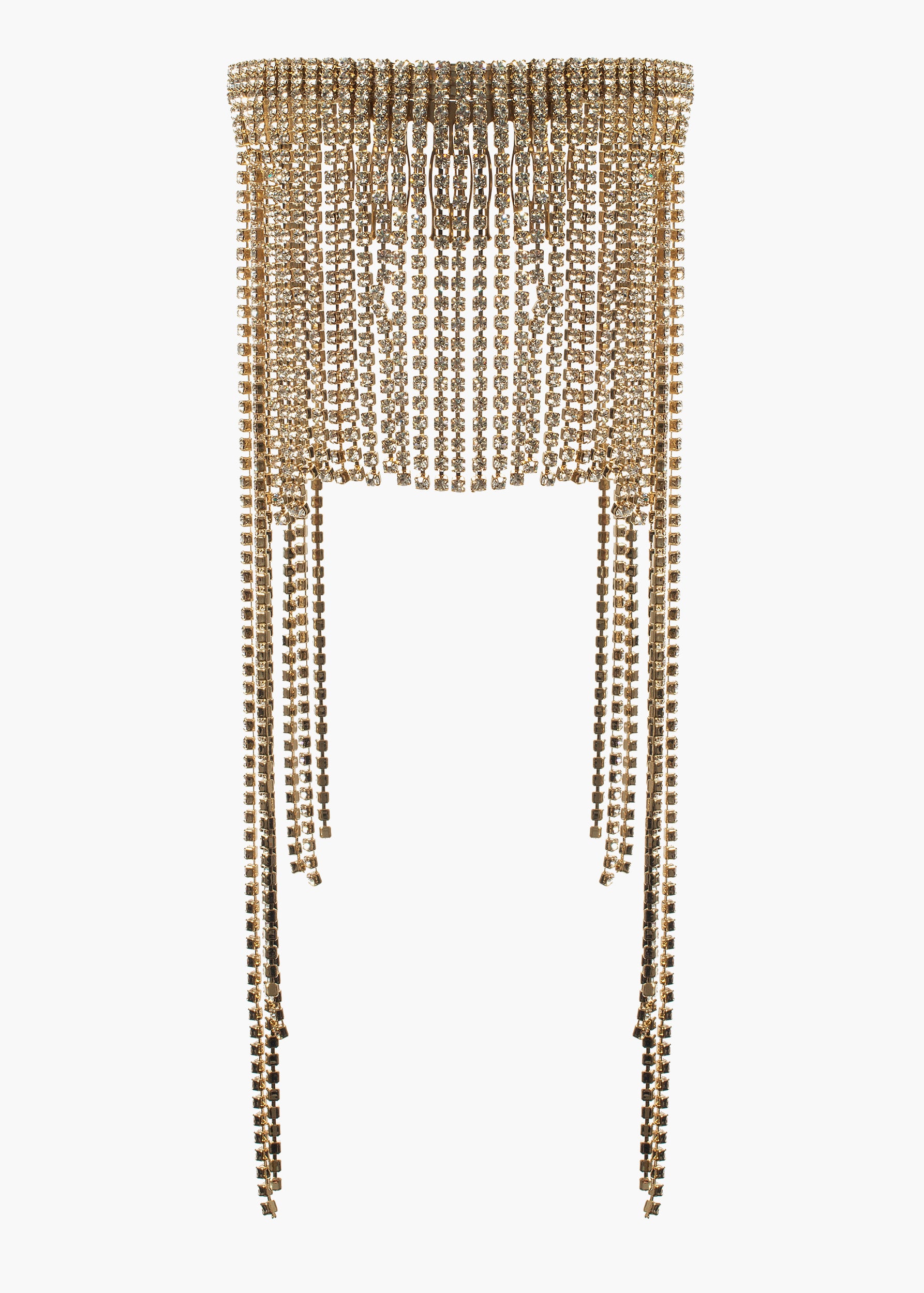 Giorgia fringe gold white Nude Skin