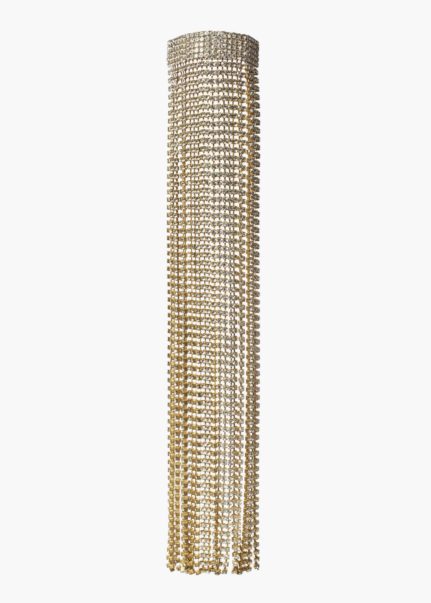 Gilda Brooch gold white Nude skin