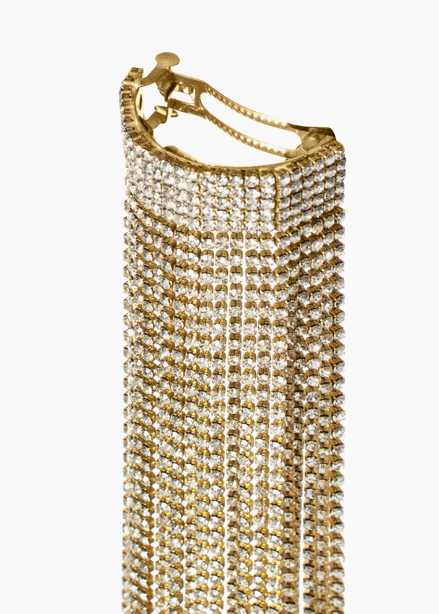 Gilda Brooch gold white Nude skin