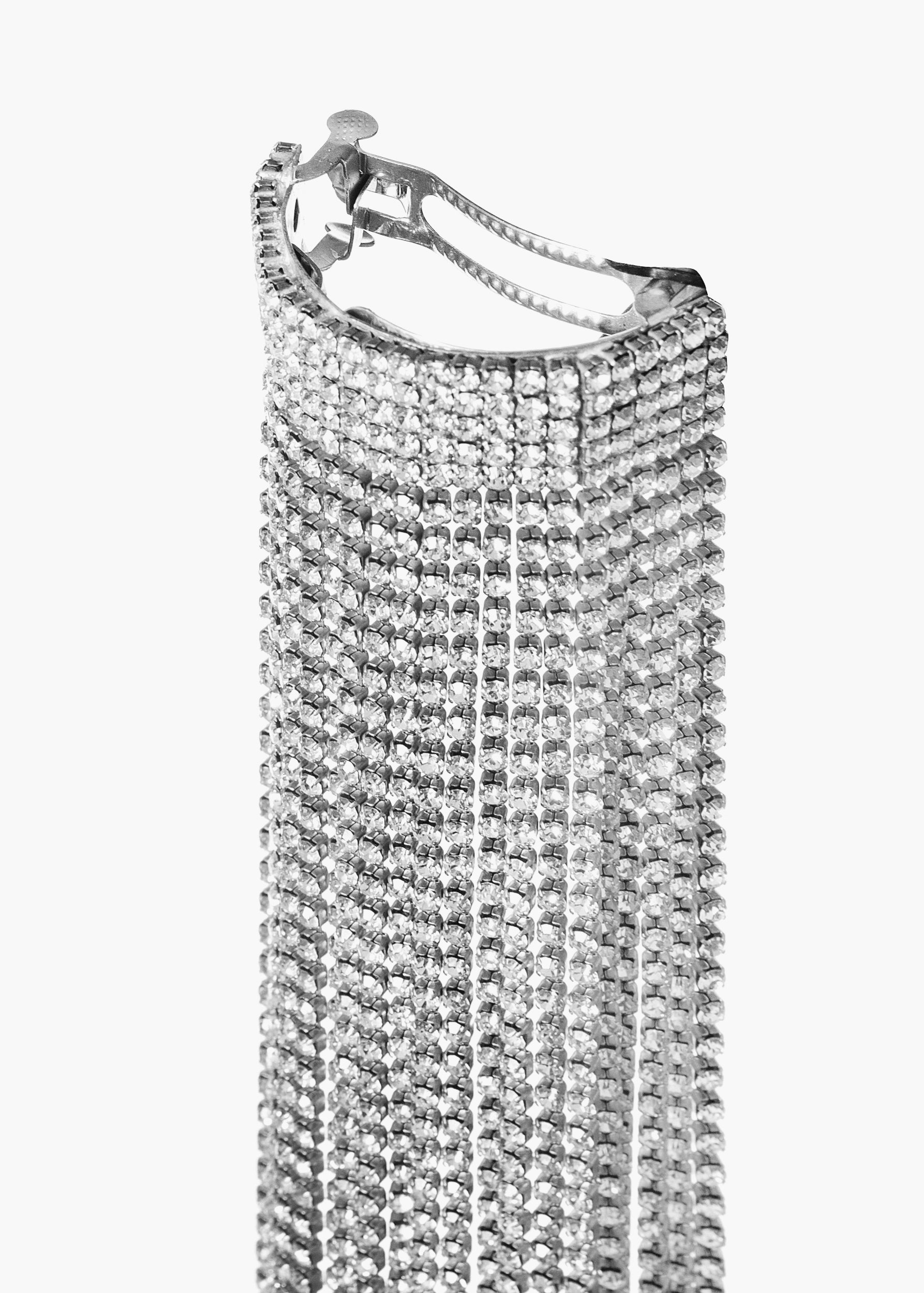 Gilda Brooch silver white Nude skin