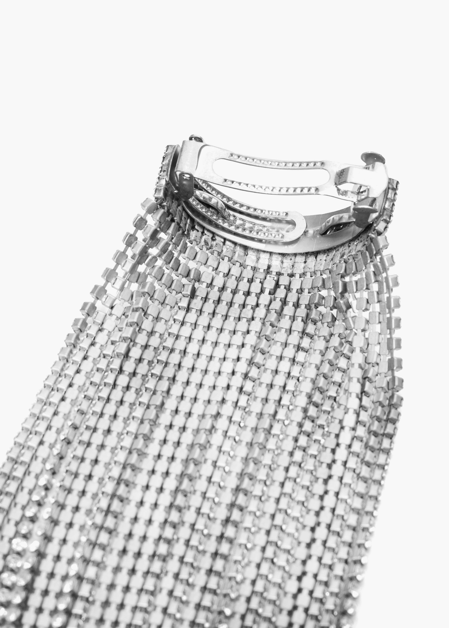 Gilda Brooch silver white Nude skin