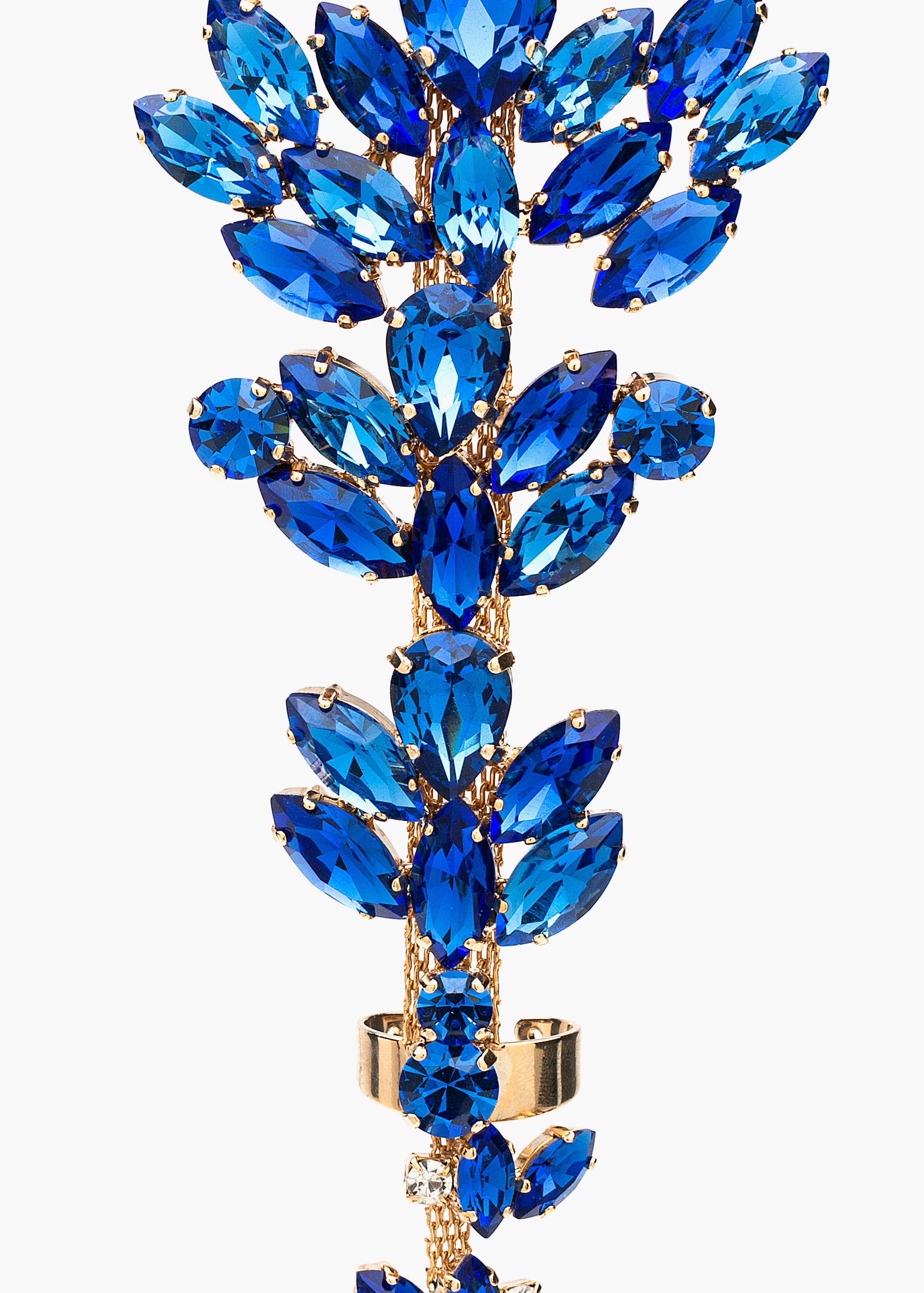 Elsa ring gold blue