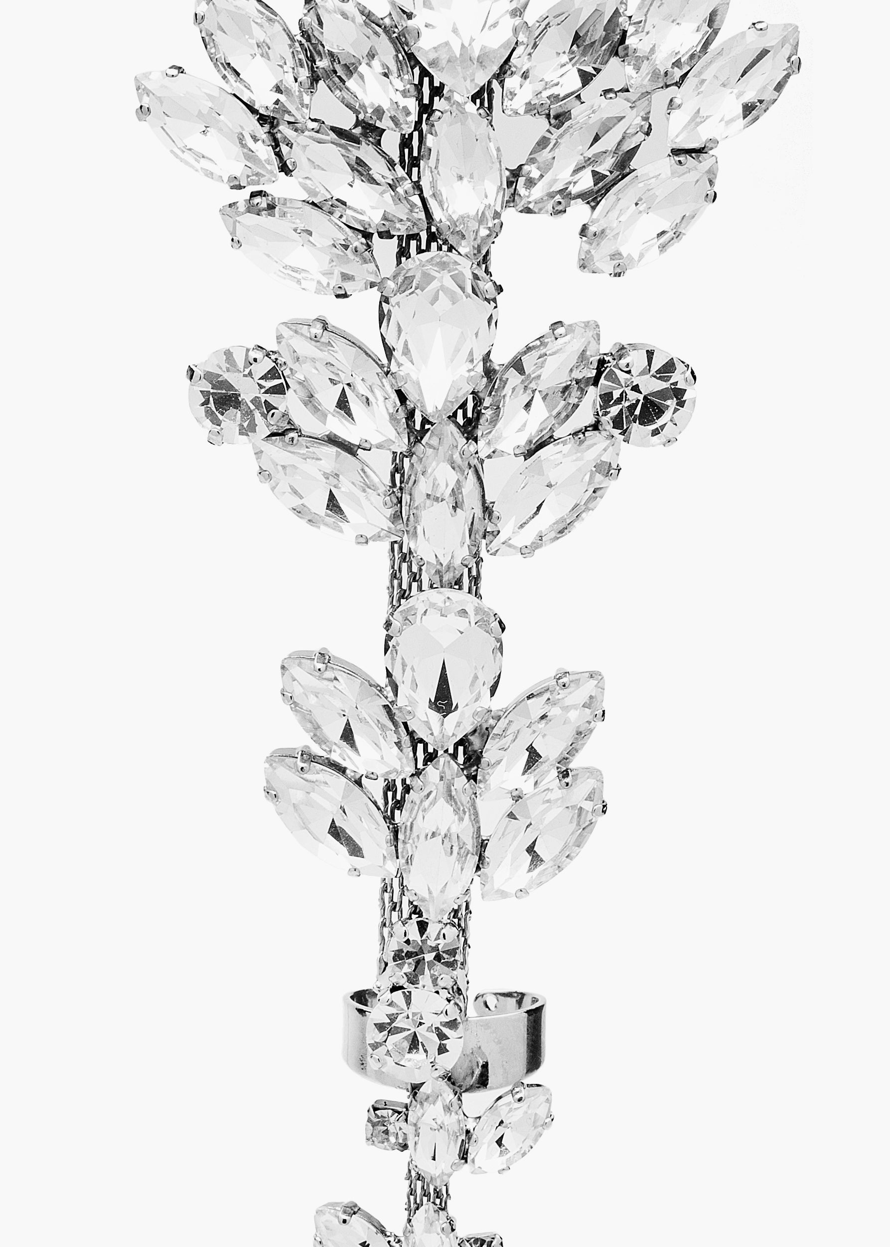 Elsa ring silver white