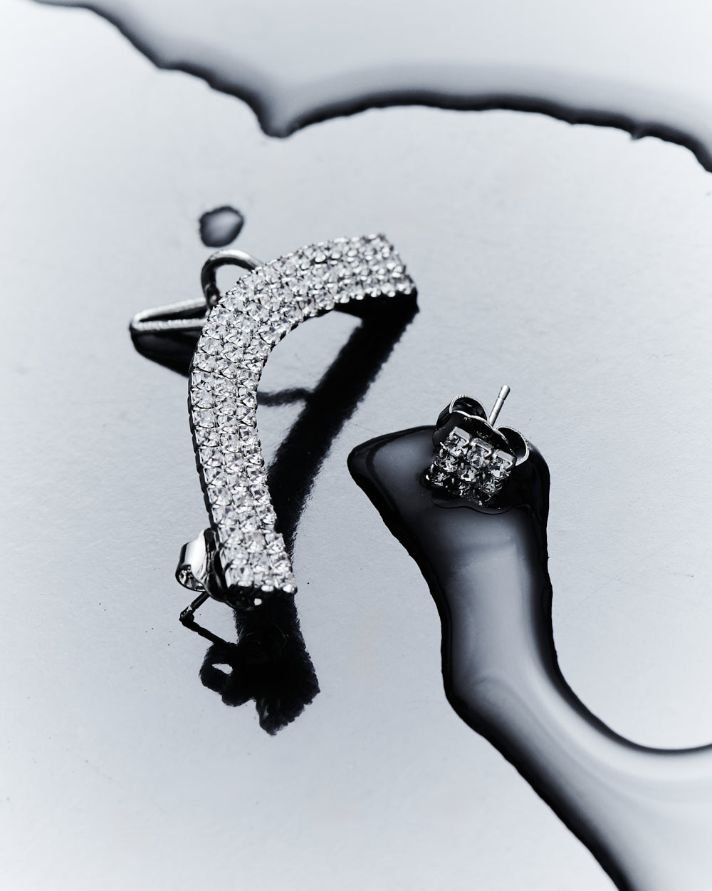 Erminia ear cuff silver