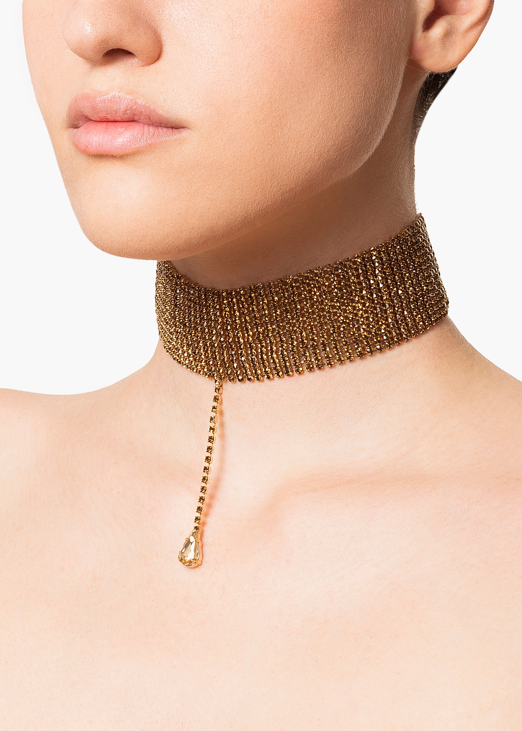 Francesca necklace gold courage