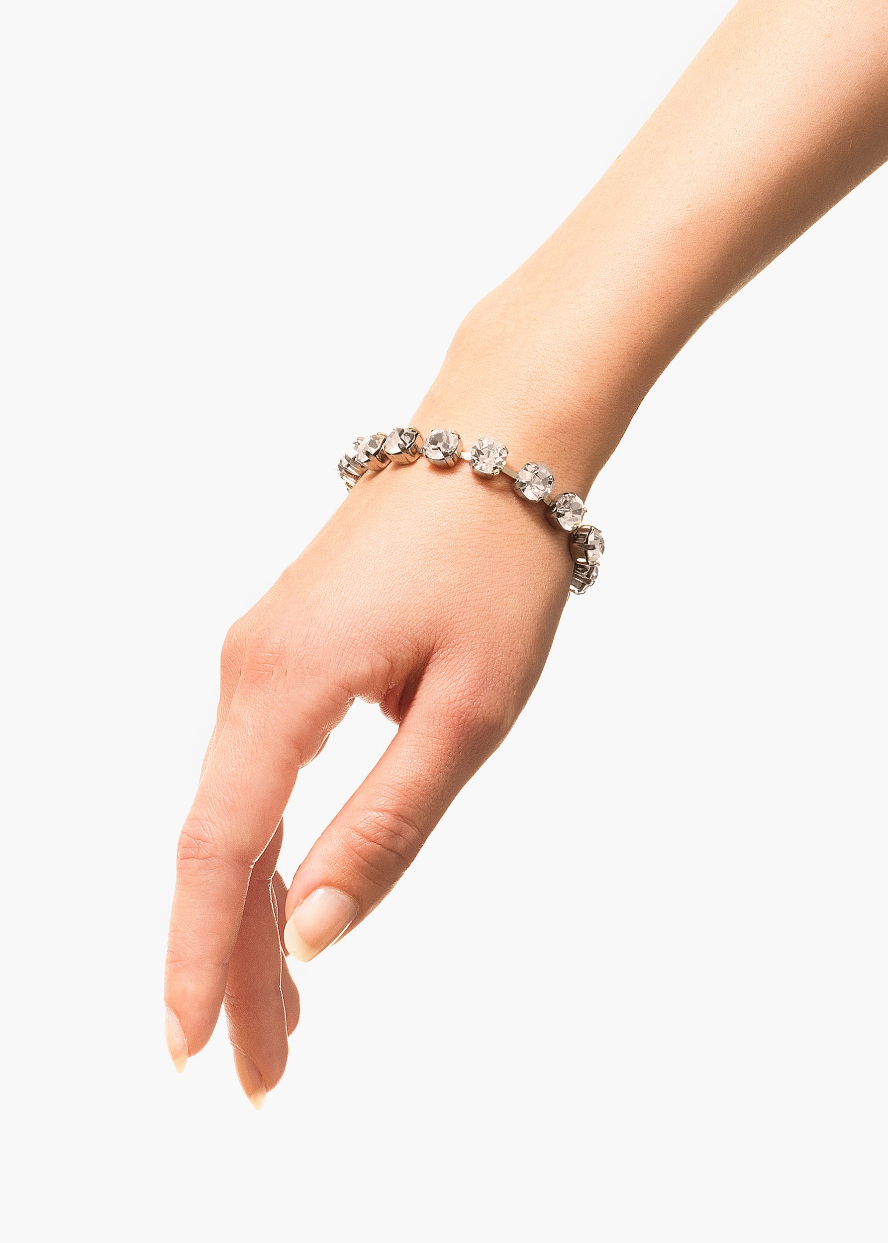 Alessia bracelet white crystal