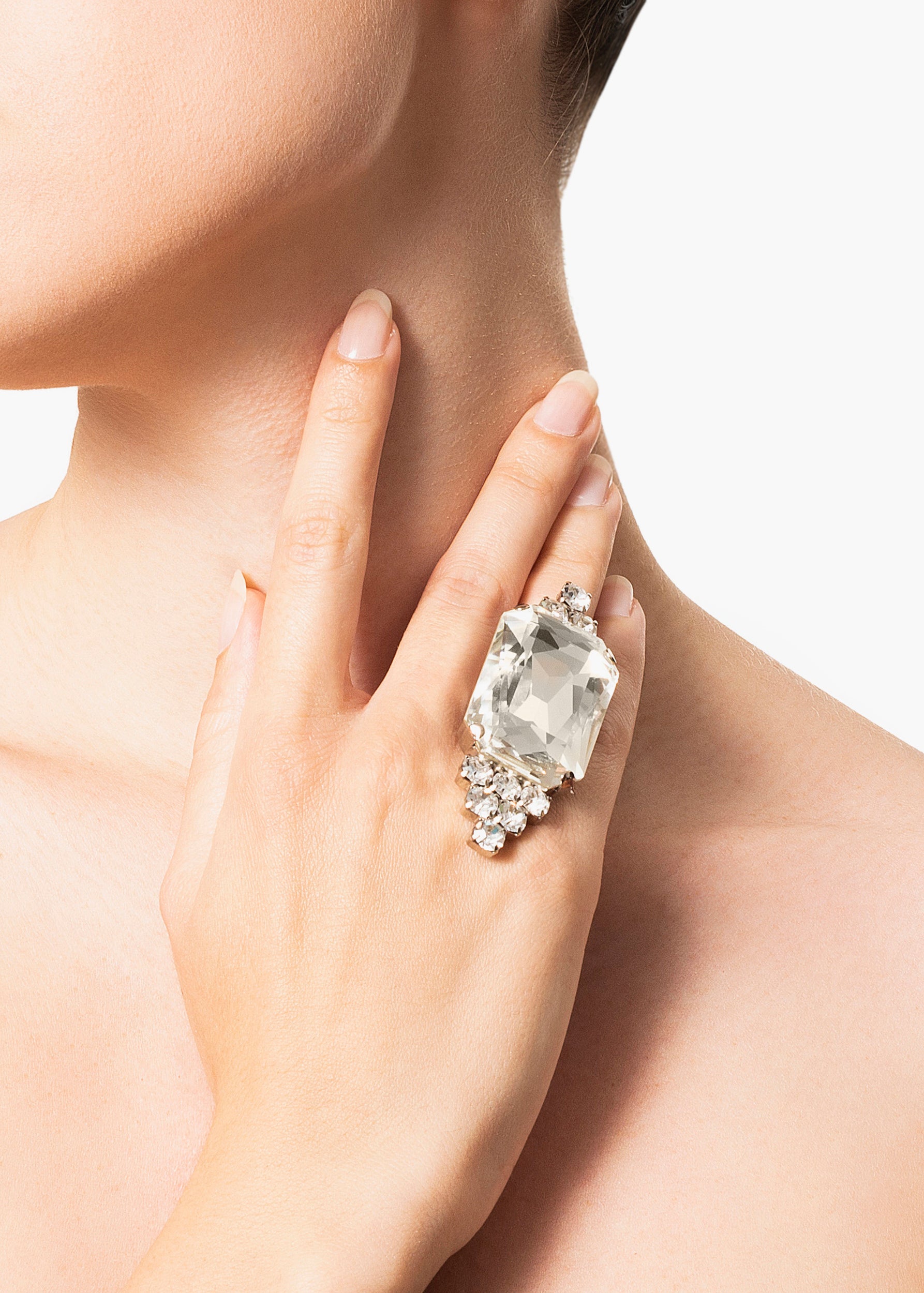 Lia ring silver white