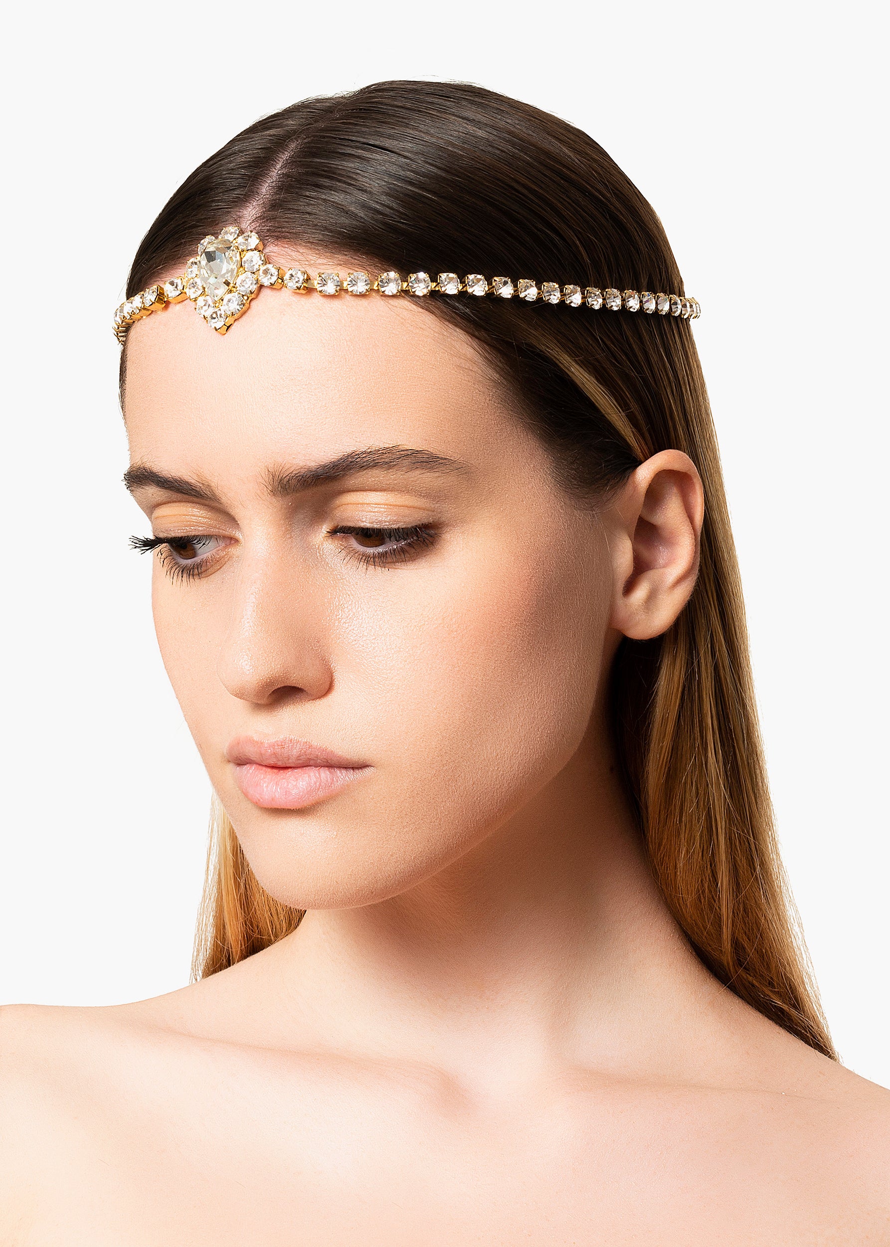 Andreana Headband crystal white