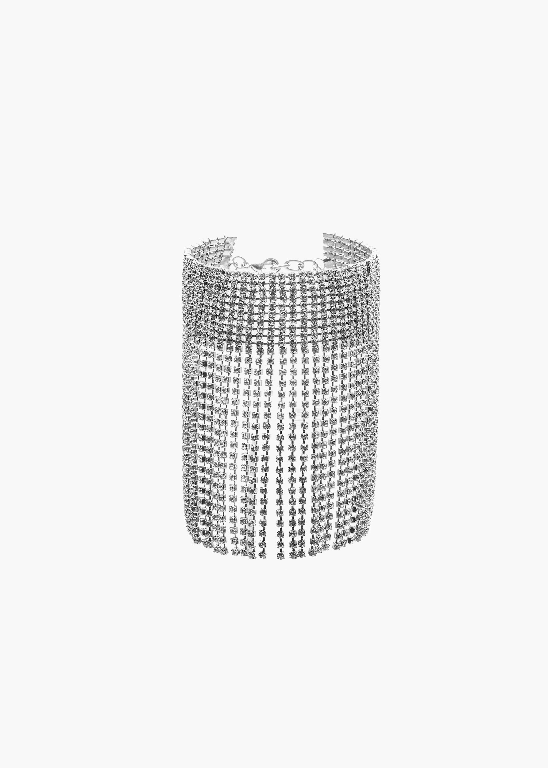 Annacarla ankle jewels silver nude skin
