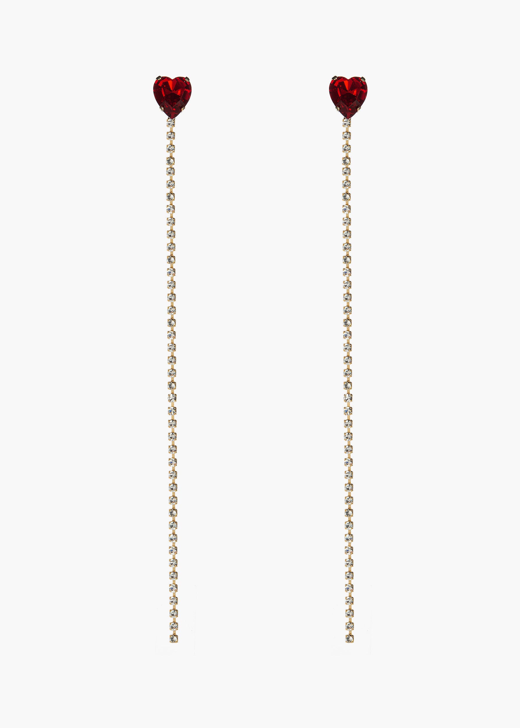 Giorgia Earjewels gold courage red