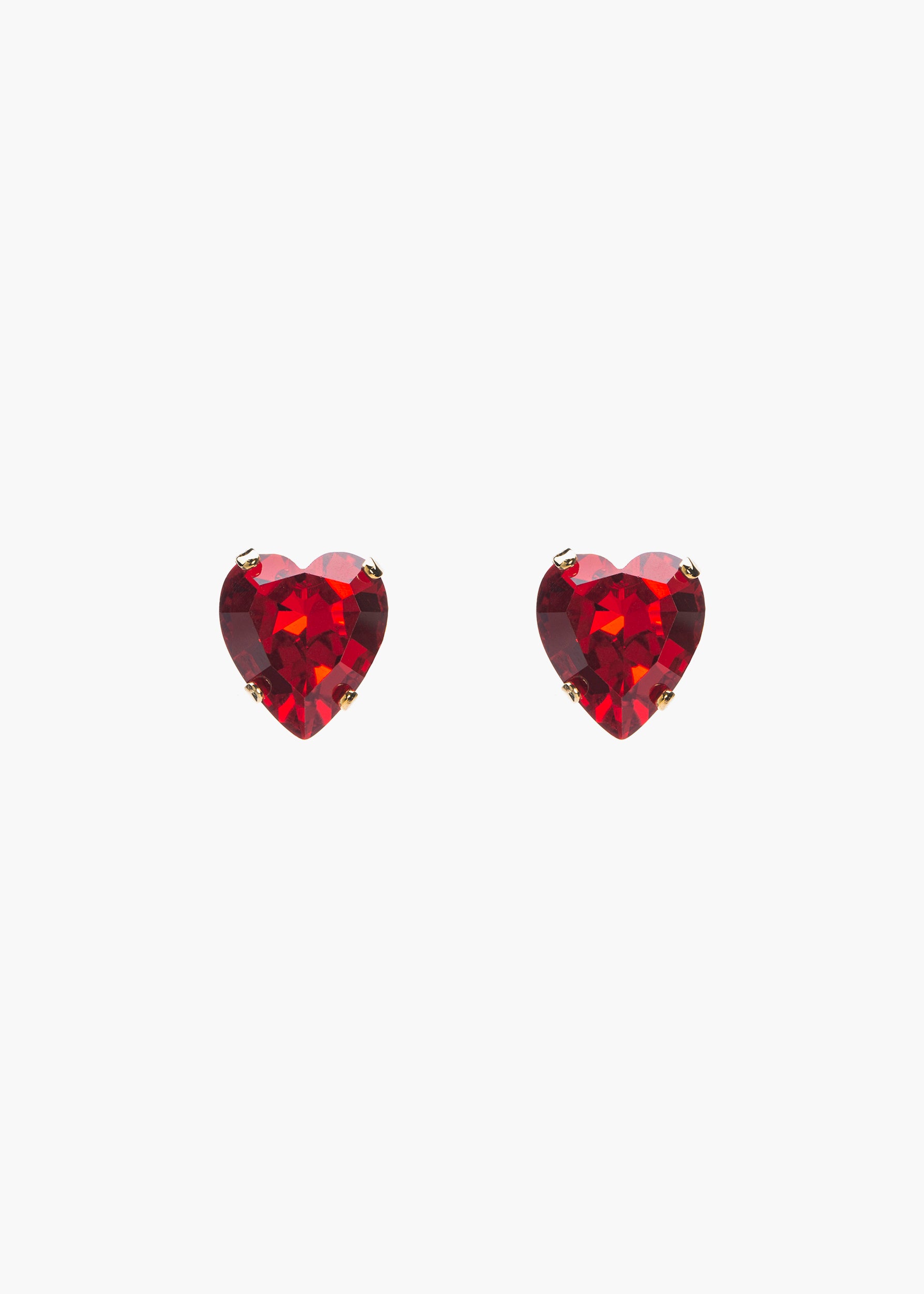 Monica Earjewels red crystal