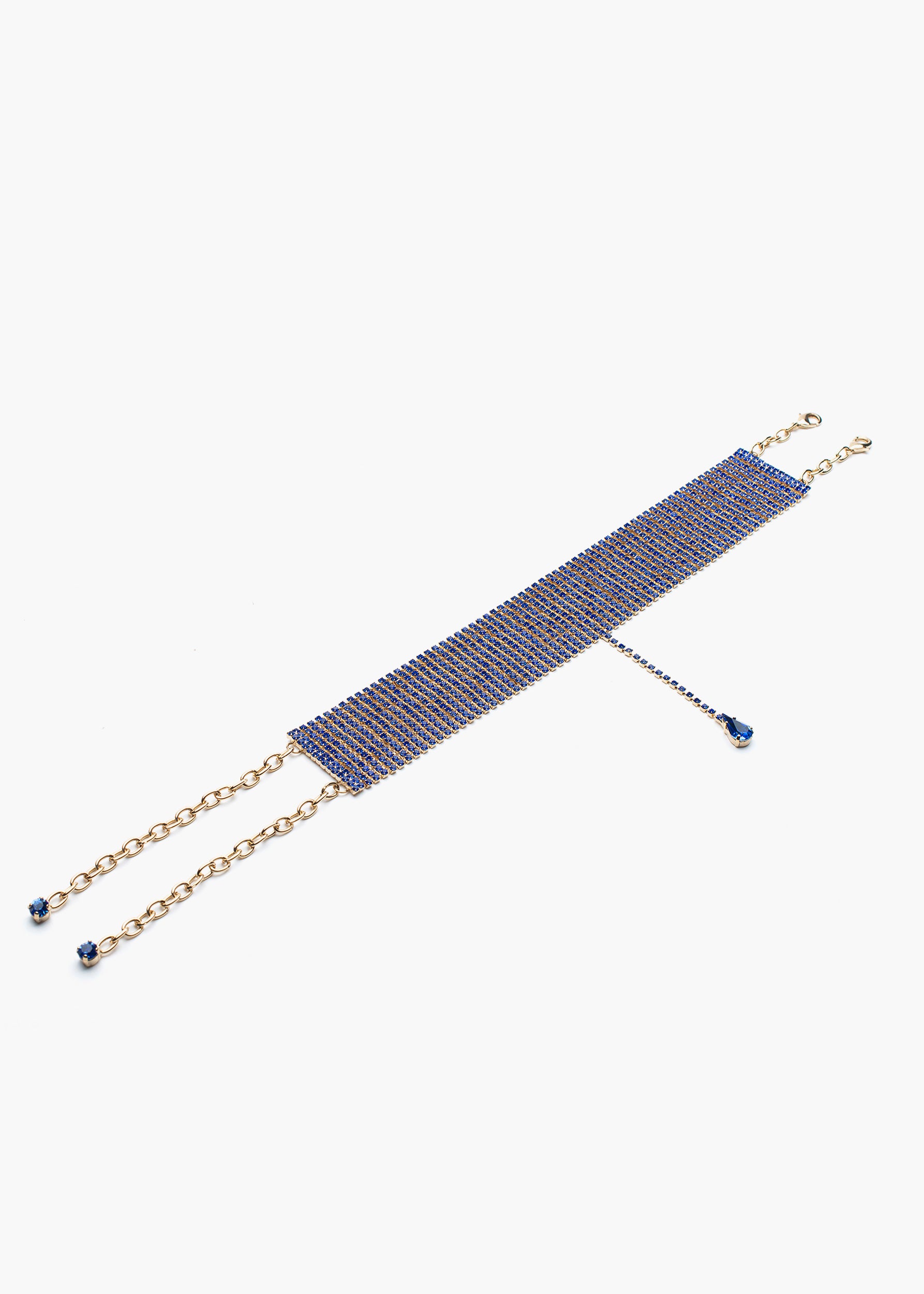 Francesca necklace blue noir
