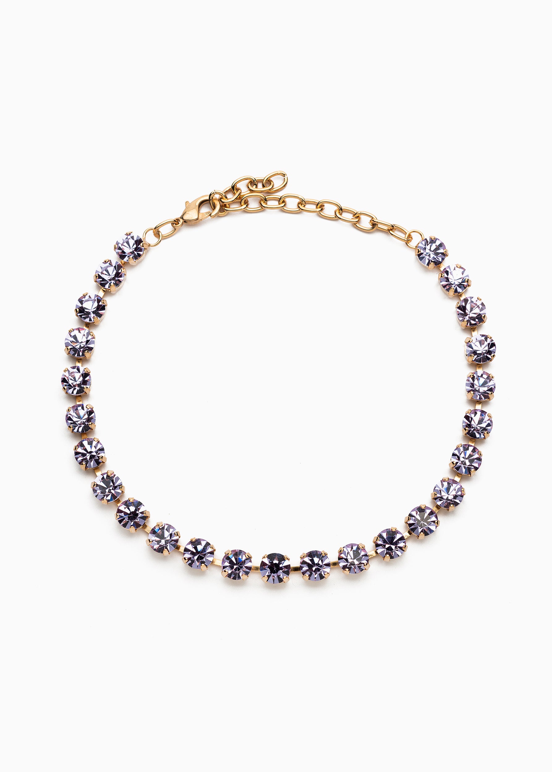 Alessia choker purple crystal
