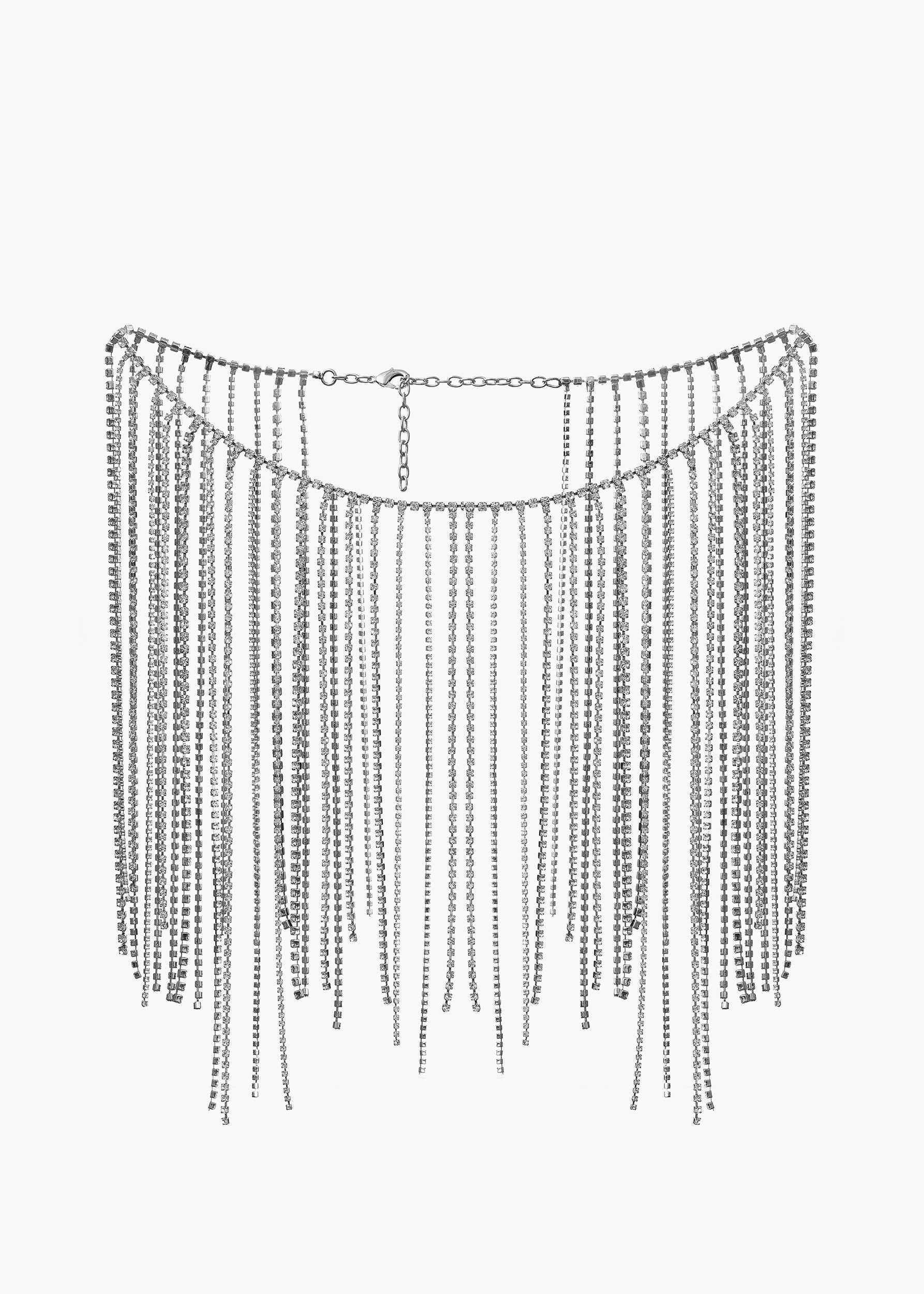 Angela skirt crystal silver
