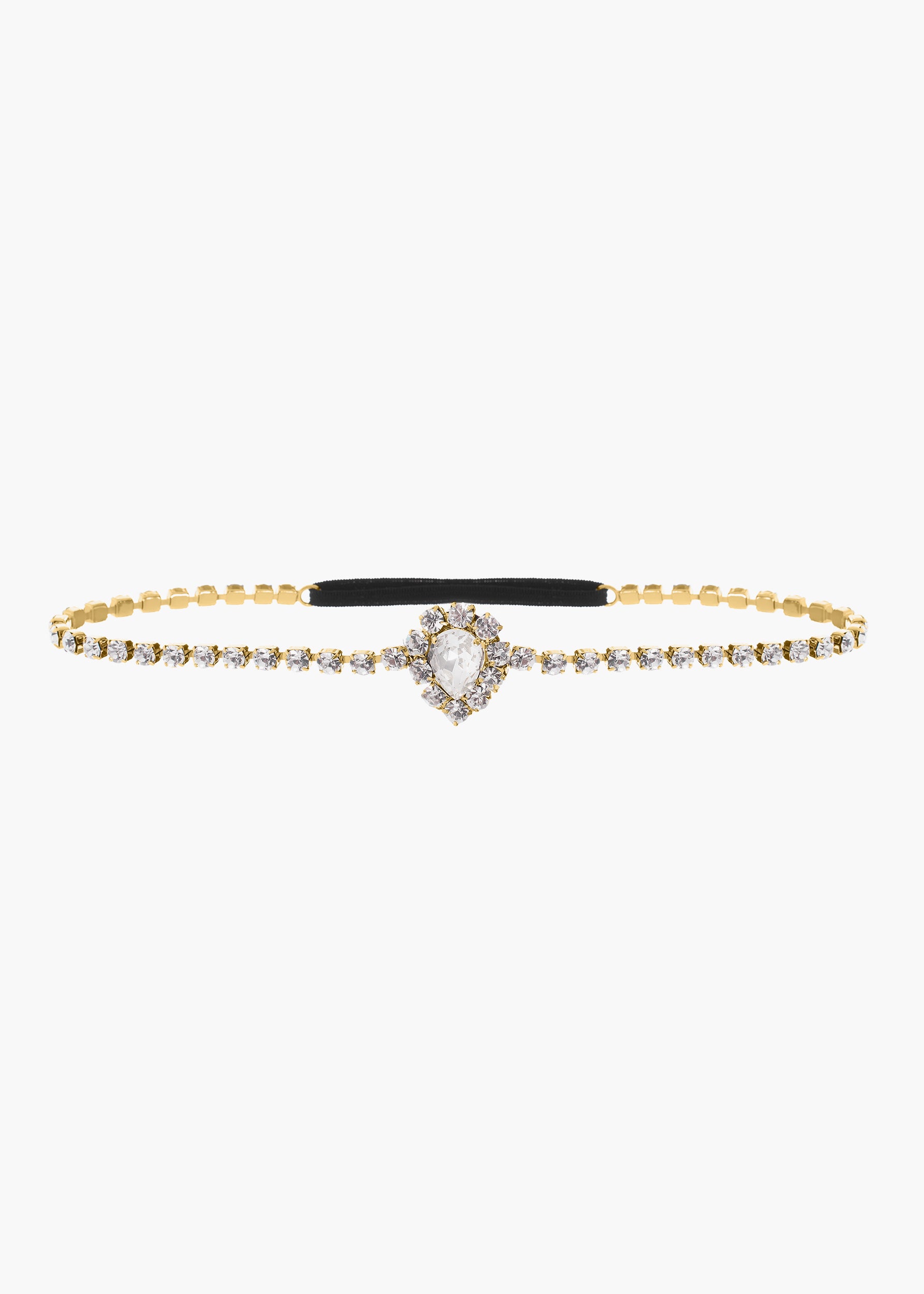 Andreana Headband crystal white