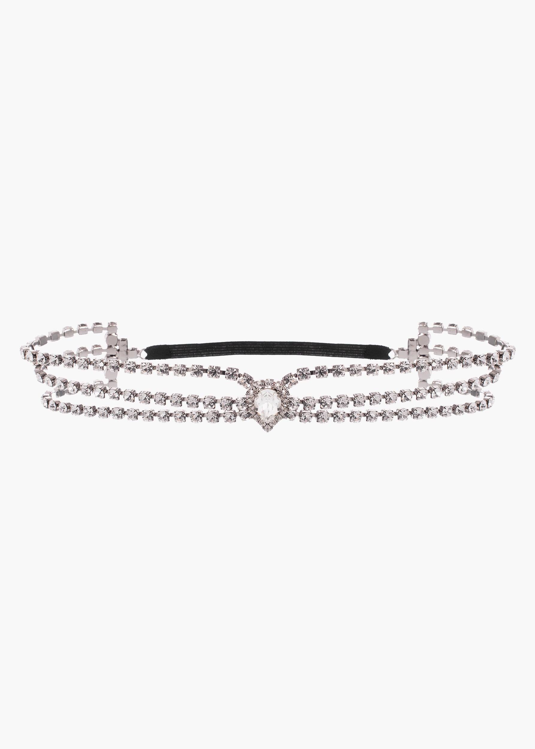 Alessandra Headband crystal white