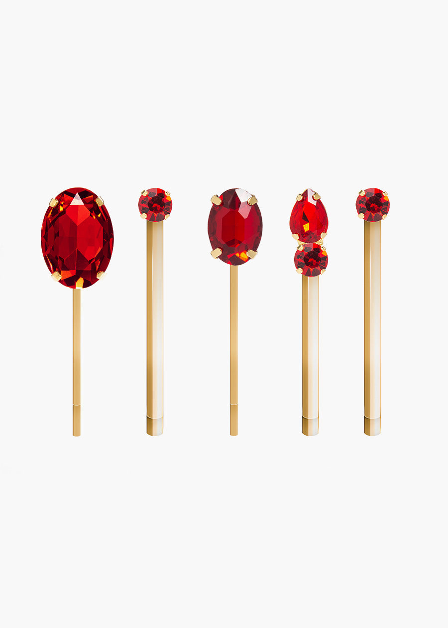 Aurora crystal hair clips box limited edition