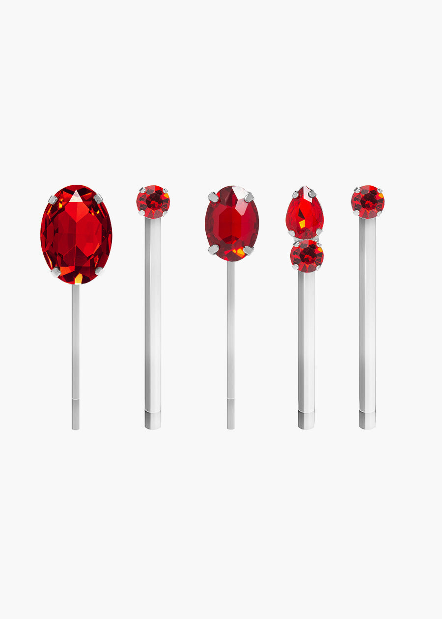 Aurora crystal hair clips box limited edition
