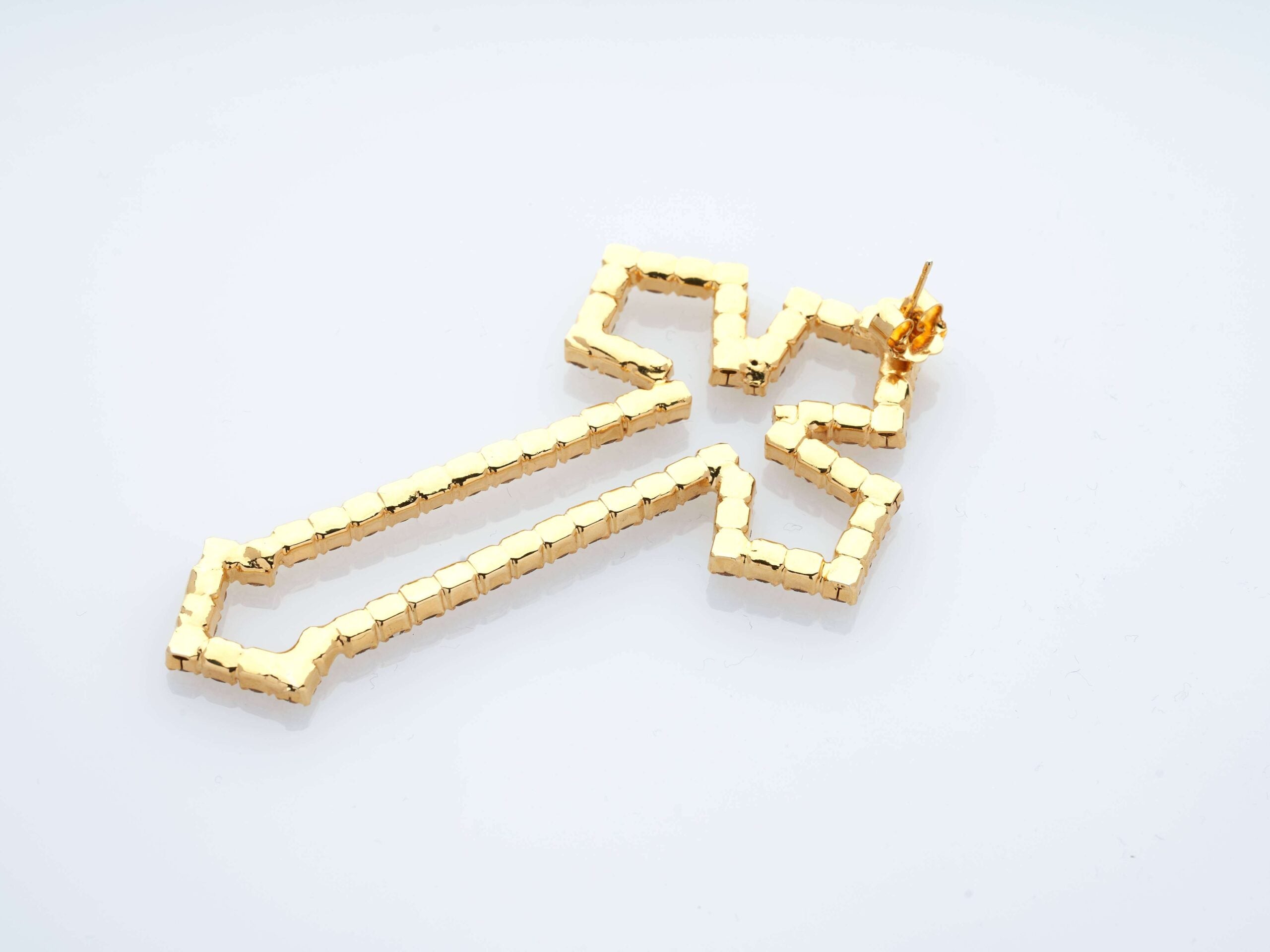 Maddalena earrings Gold White