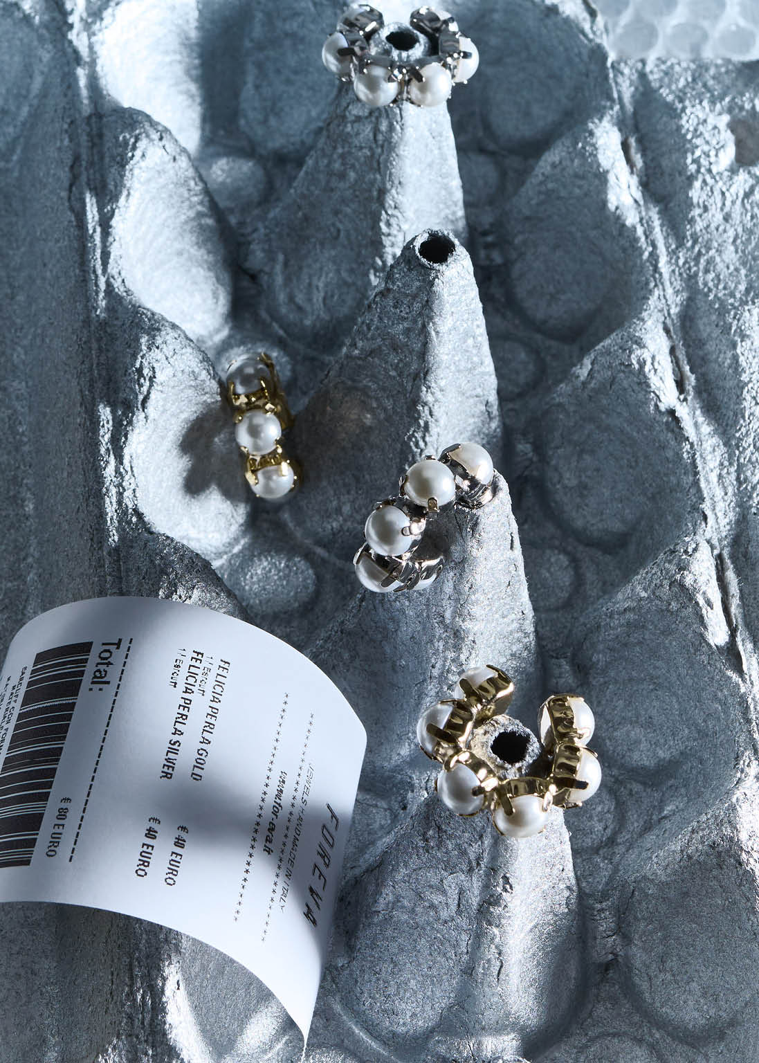 Felicia ear cuff perla gold