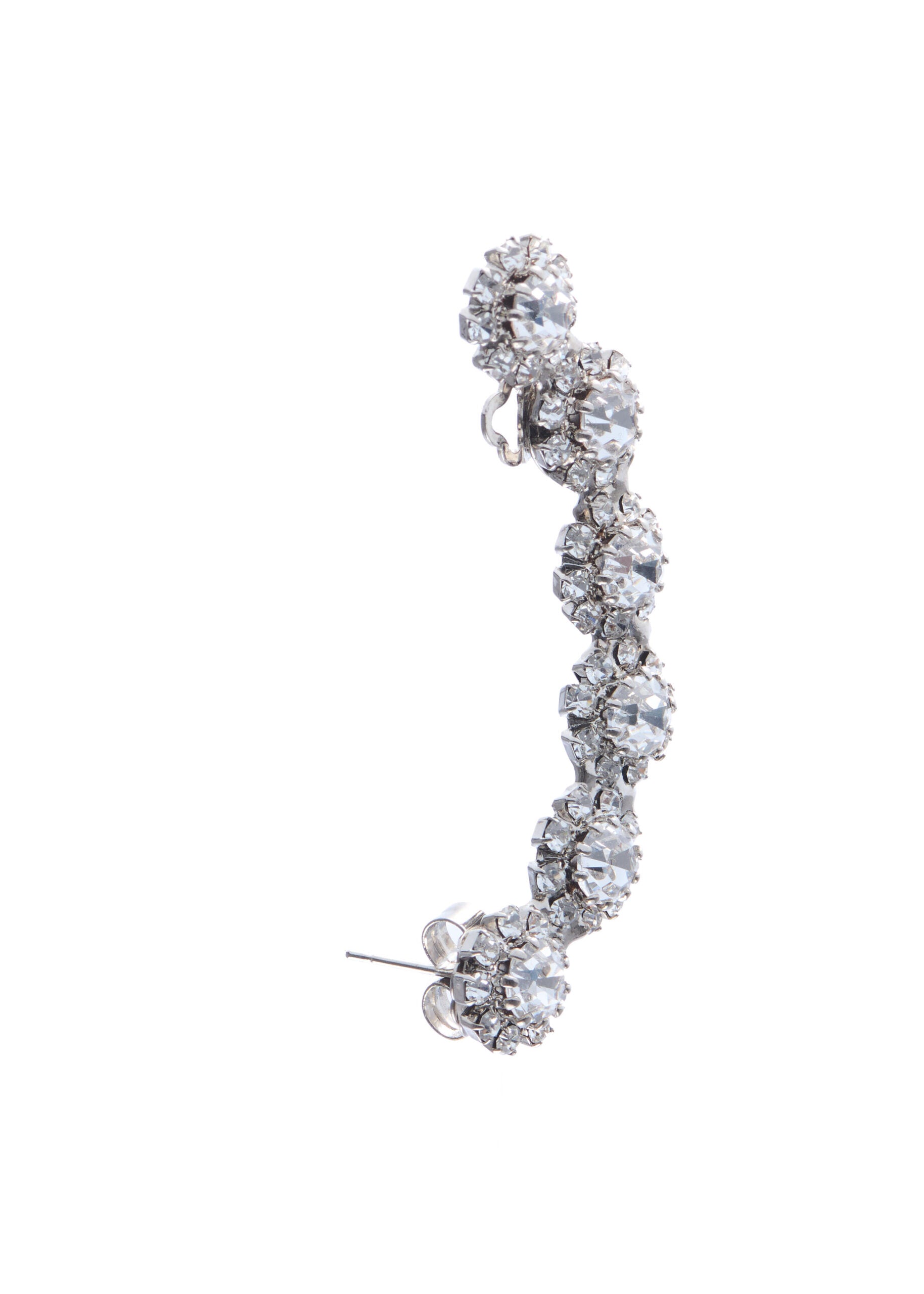 Anna ear cuff fiori singolo sinistro