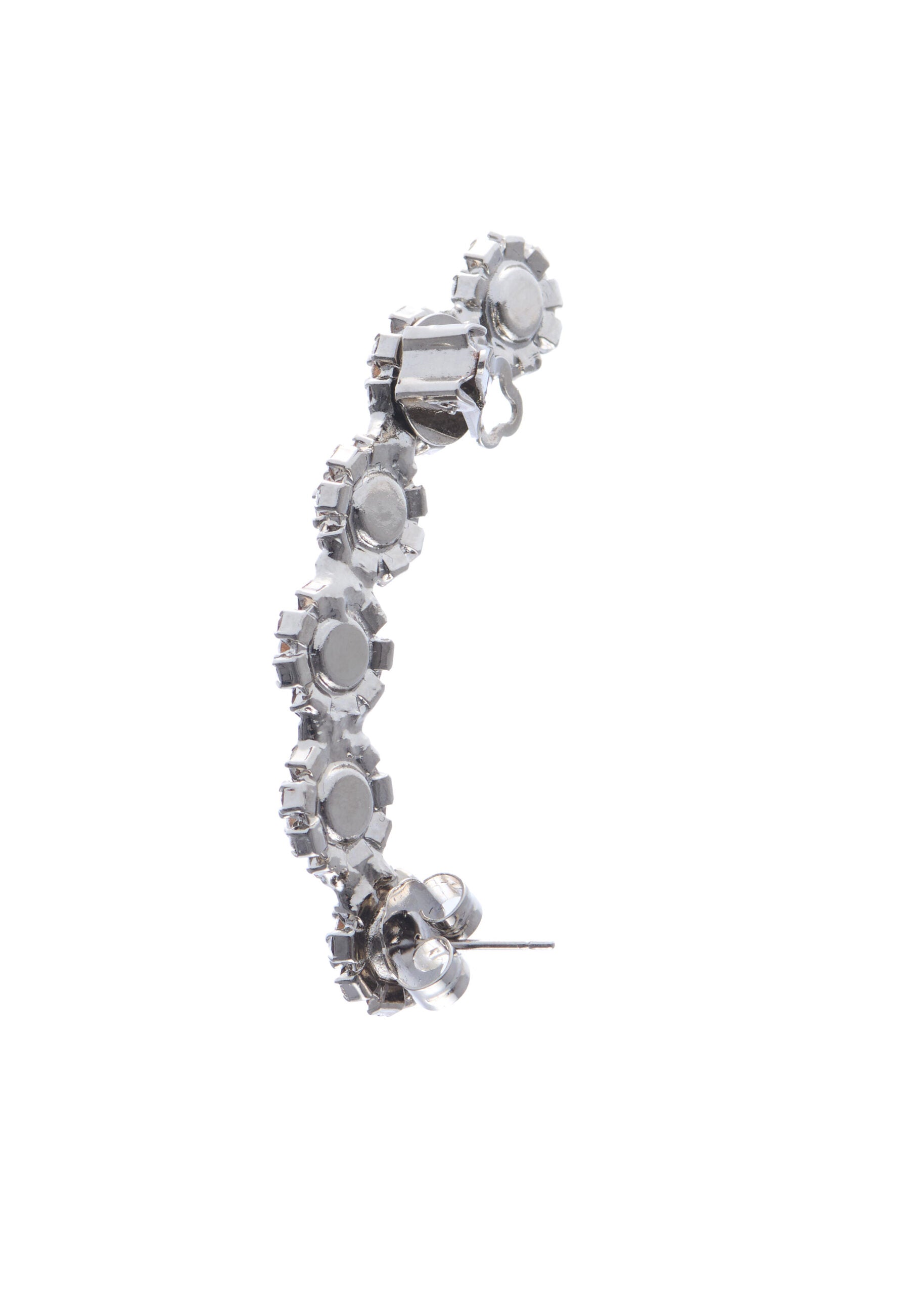 Anna ear cuff fiori singolo sinistro