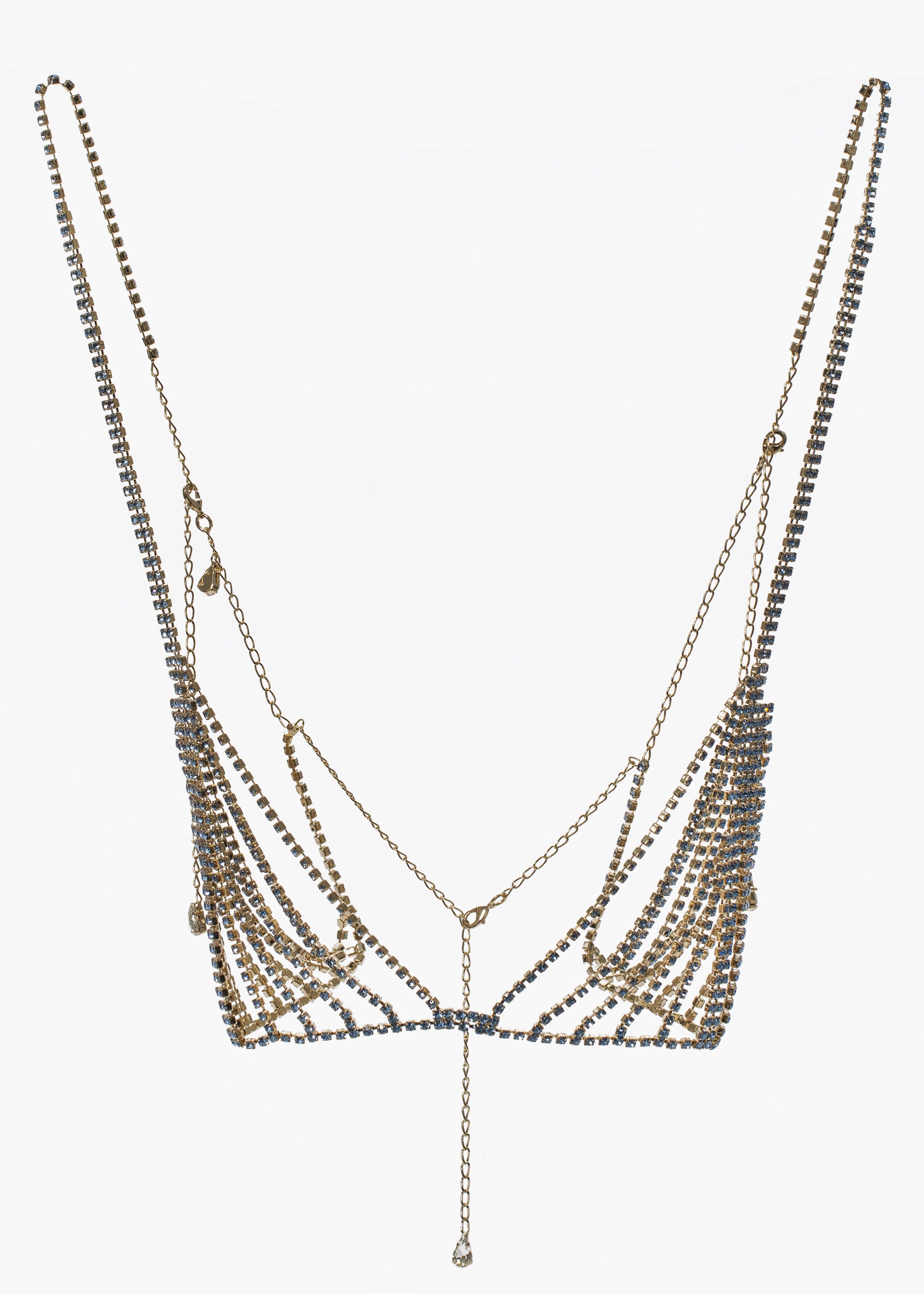 Donna Top gold Blue noir